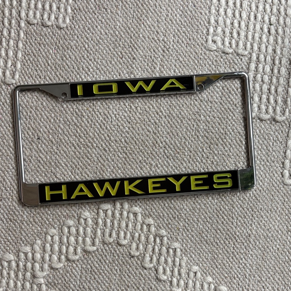 Iowa Hawkeyes License Plate Frame